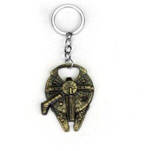 5/$20 Star Wars Millennium Falcon Bronze Bottle Opener Metal Keychain
